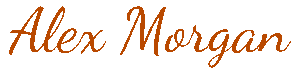 Alex Morgan signature